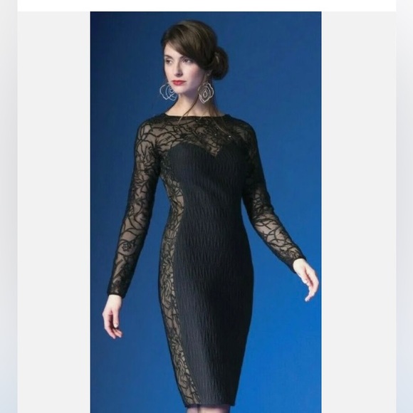 Tadashi Shoji cocktail prom evening semi formal Dress XS